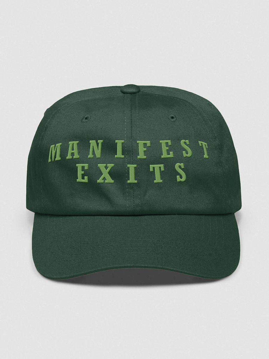 Manifest Exits Dad Hat | Founder45 product image (1)