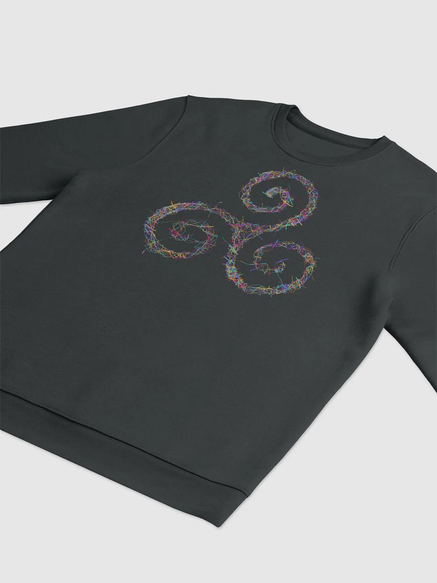 Vibrant Triskelion Tee | Celtic Sacred Geometry Art product image (3)