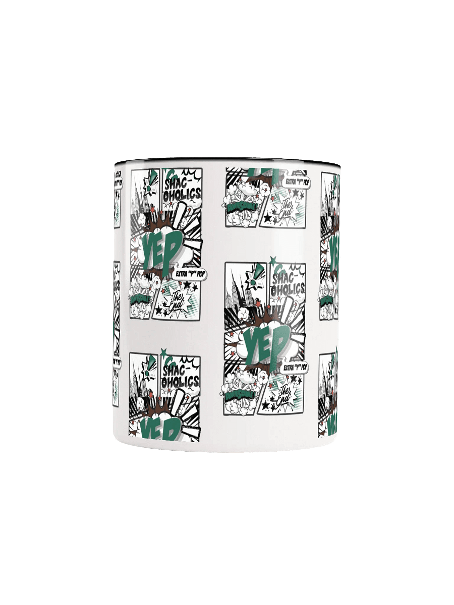 Shac-oholics Comic Blast Mug - Dark Green 