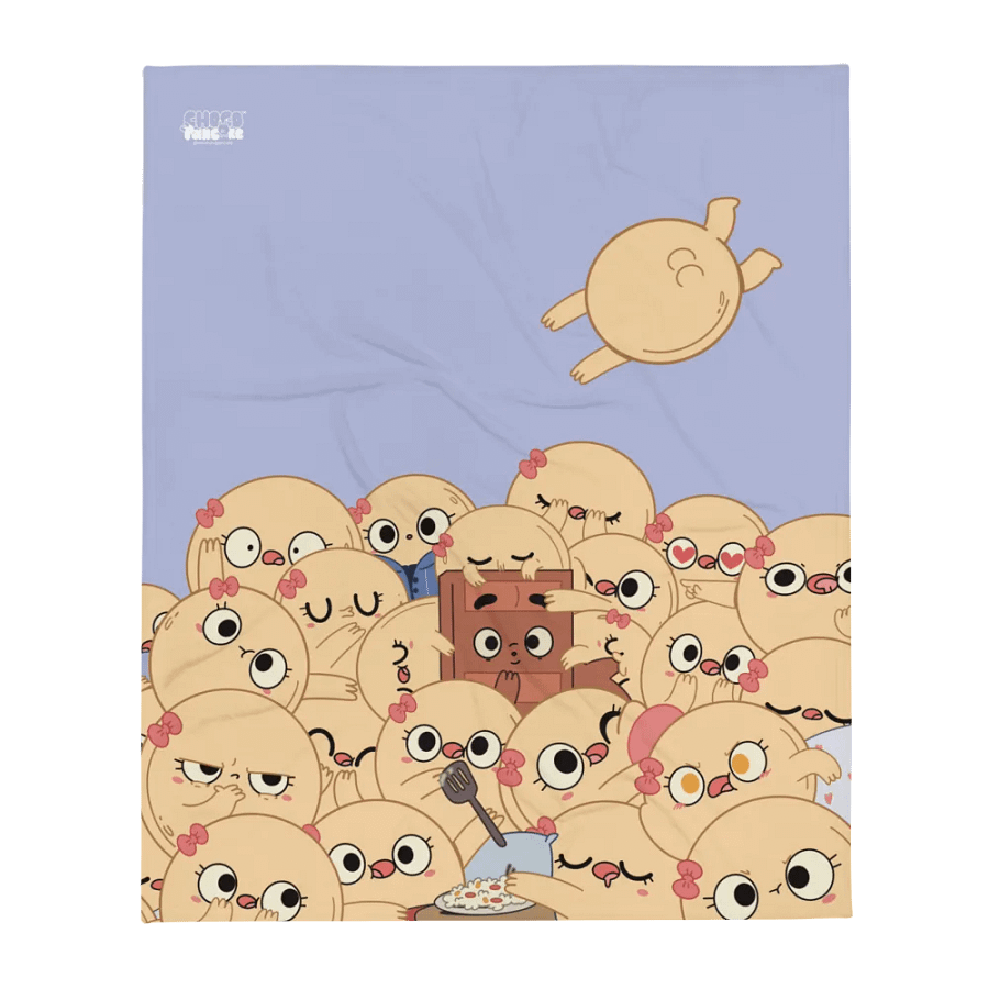 Pancake’s world Throw Blanket product image (4)