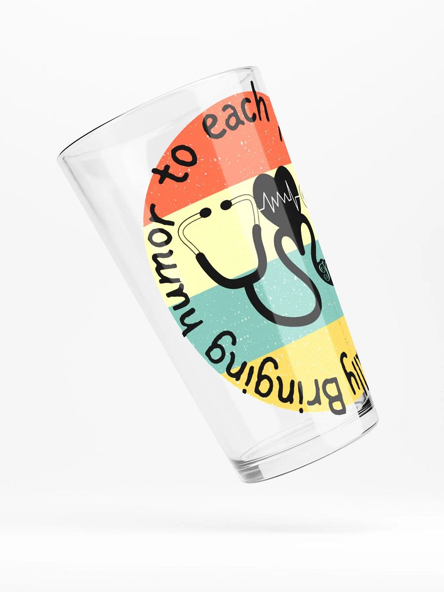 Bringing humor to each patient individually Shaker Pint Glass product image (4)
