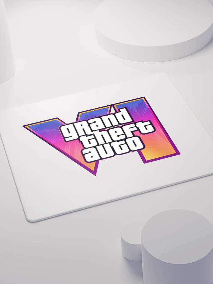 Grand Theft Auto Logo Gaming Mouse Pad product image (2)