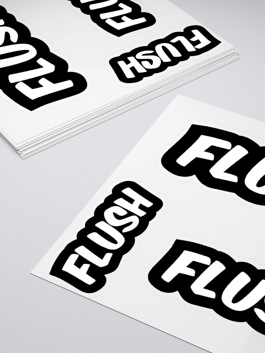 FLUSH 3 pack Kiss-cut stickers product image (4)