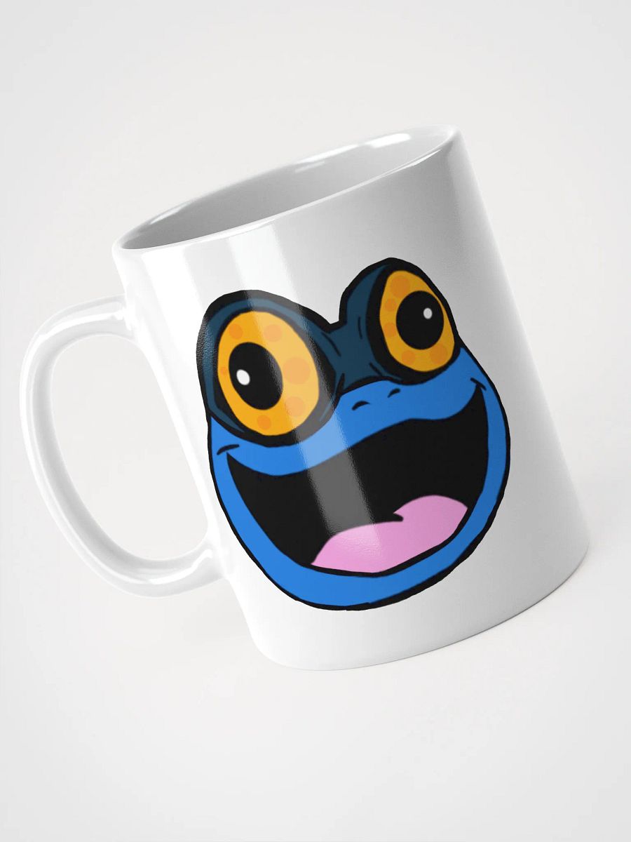 Fabulous Frogman Logo + Meme Face White Mug product image (7)
