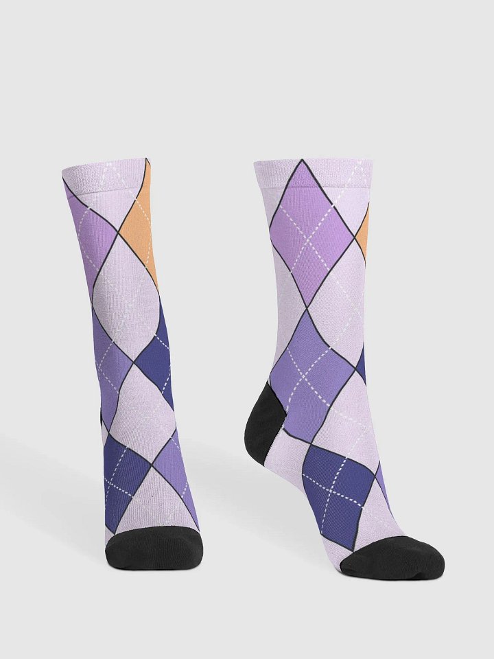 Argyle Dream Crew Socks product image (2)