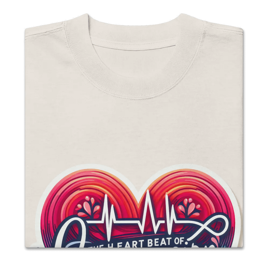 Compassionate Heartbeat Oversized Tee product image (30)