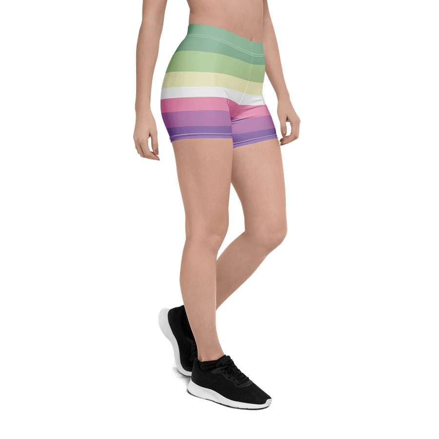 Genderfae Pride Flag Bike Shorts product image (6)