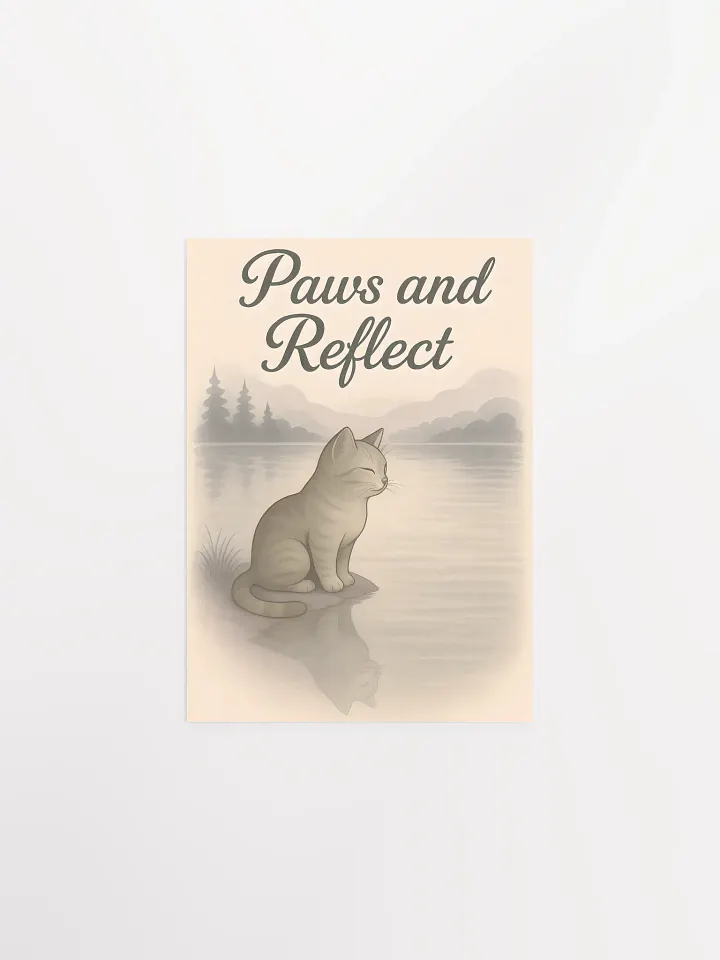 Reflect Cute Cat Motivational Poster product image (1)