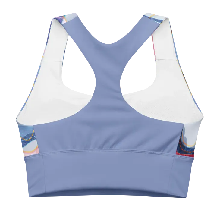 Tectonic map Recycled Longline Sports Bra product image (2)