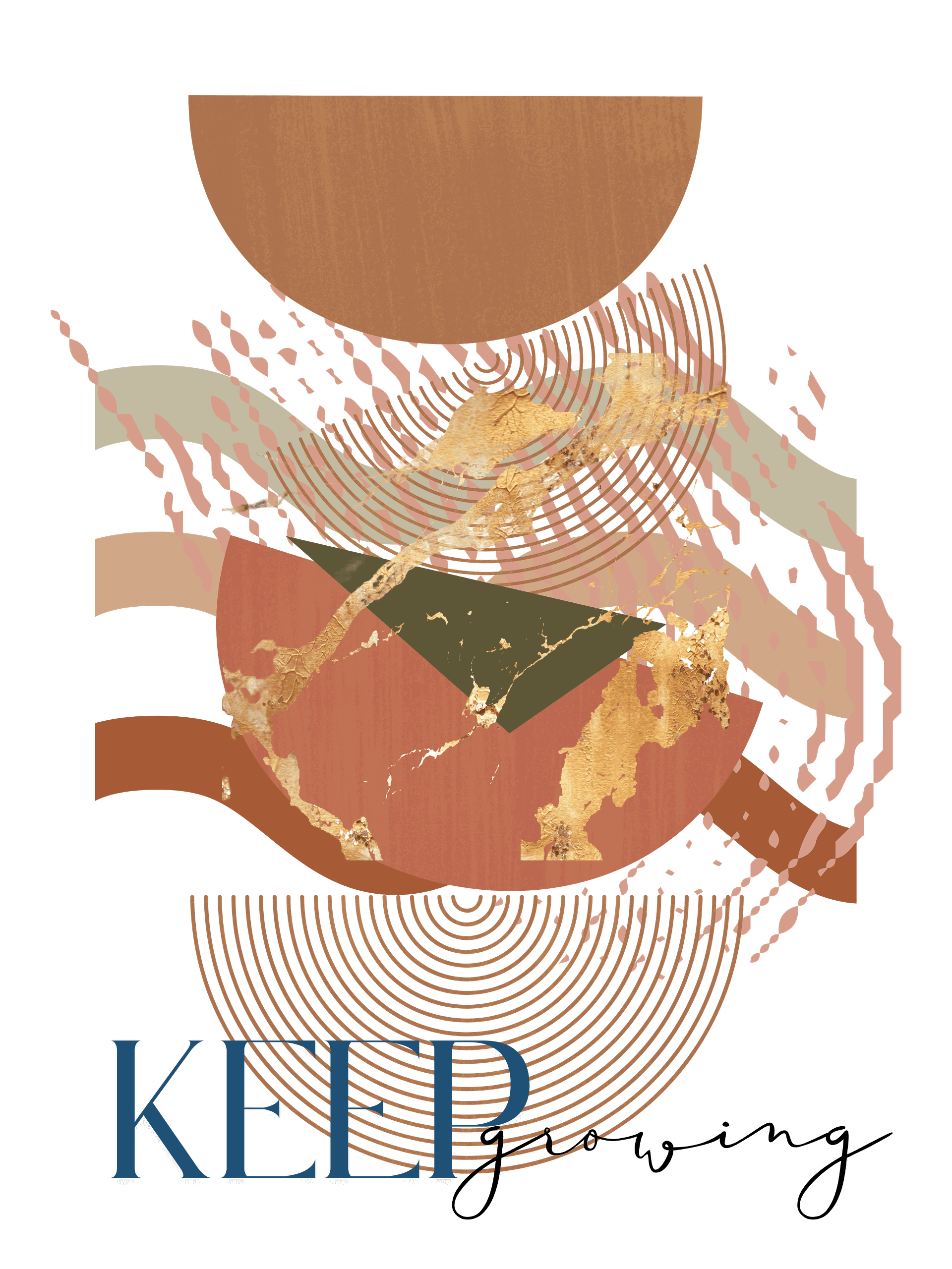 'Keep Growing' Abstract Print #3 product image (2)