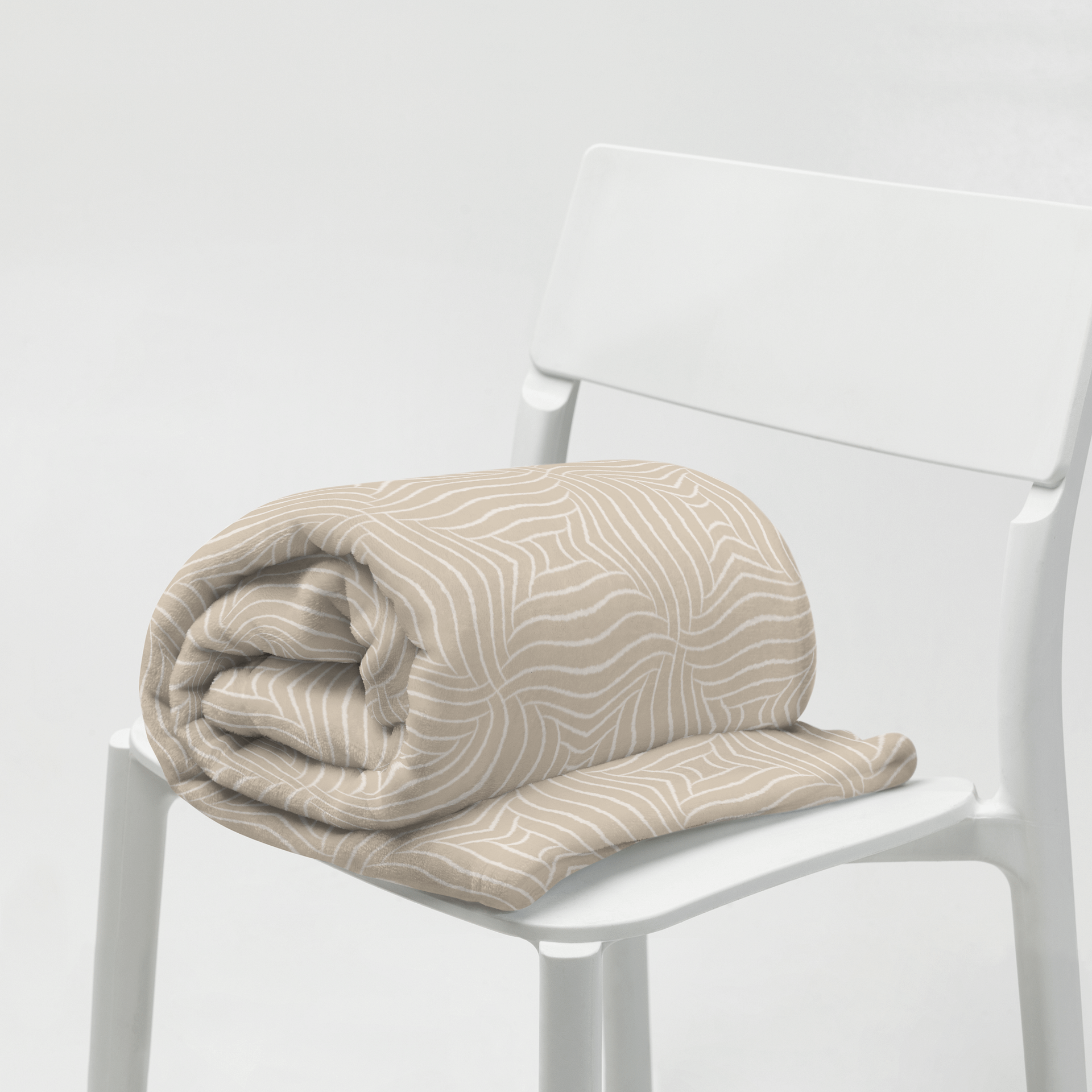 Warm Beige Minimalism Throw Blanket product image (7)
