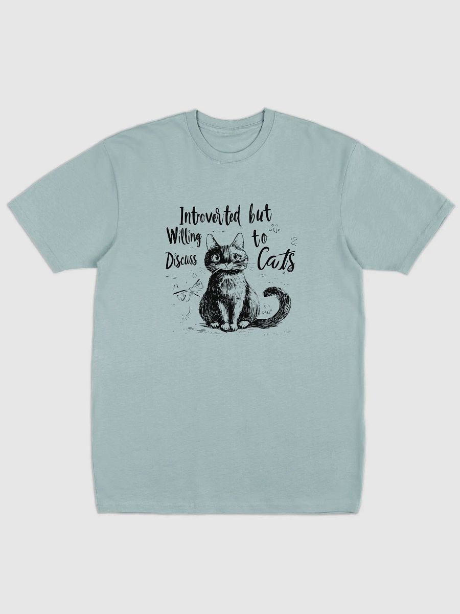 Introverted but Willing to Discuss Cats | Cotton Heritage T-Shirt product image (1)