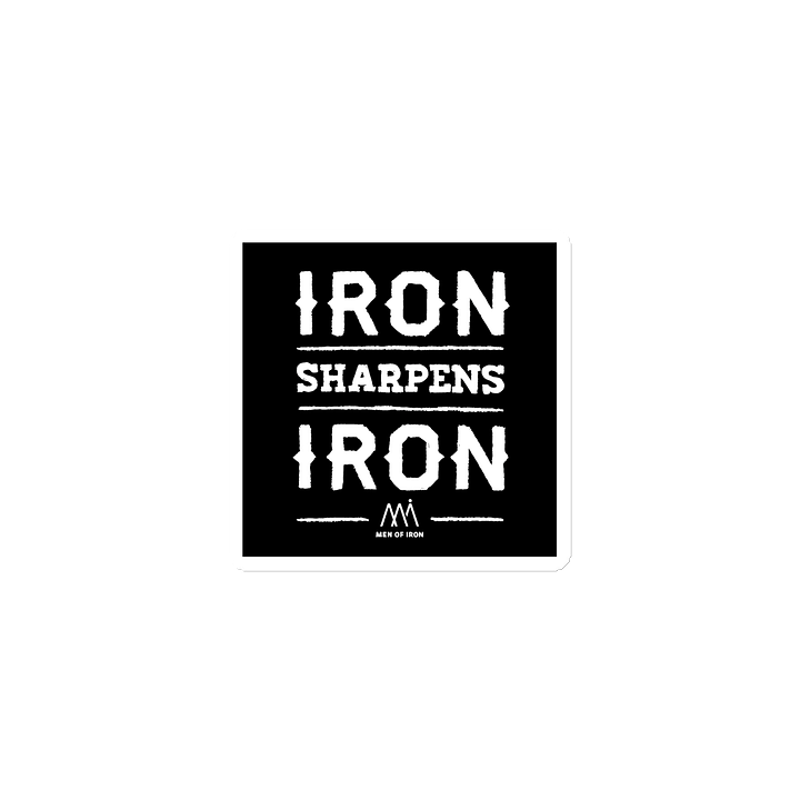 IRON SHARPENS IRON Die-Cut Magnets product image (1)