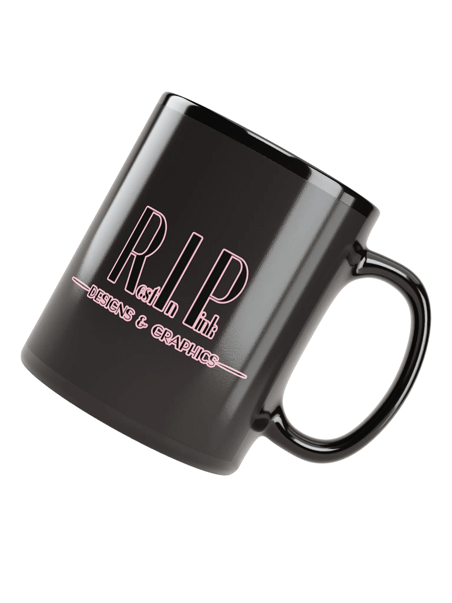 RIP Minimalist Logo - Black Ceramic Mug product image (4)