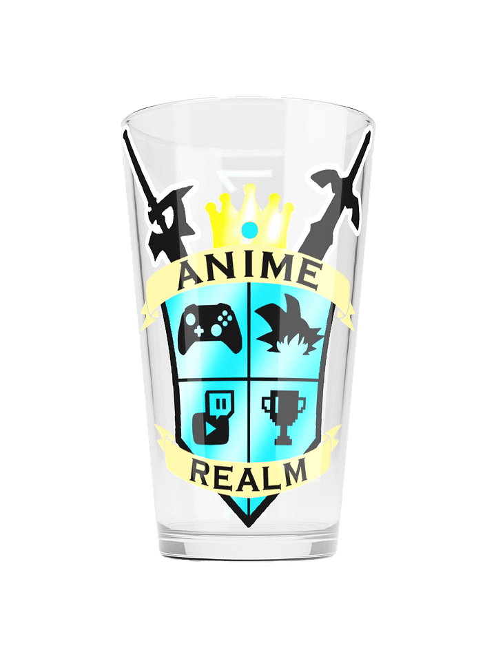 Anime Realm Crest Shaker Pint Glass product image (1)