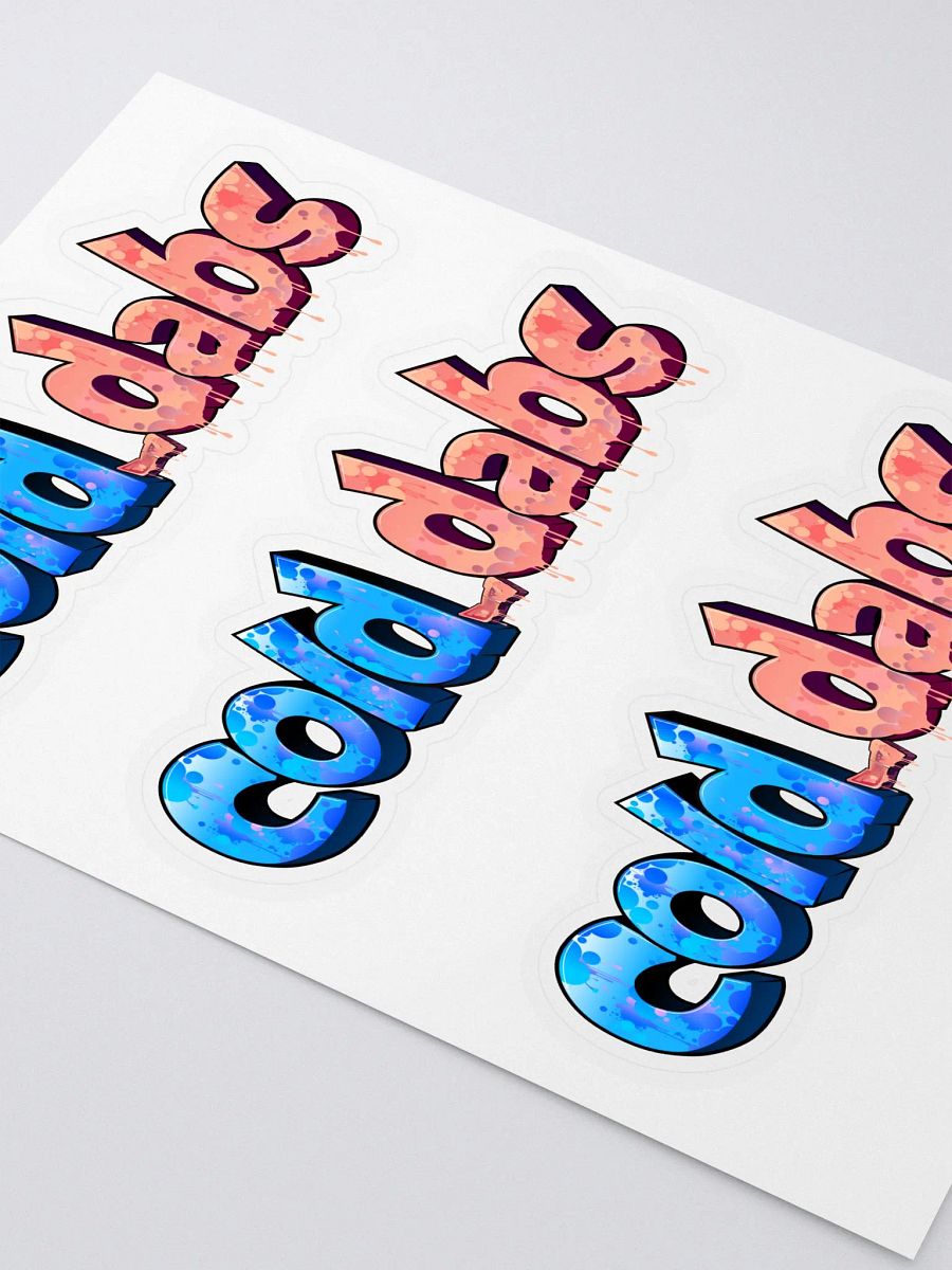 large "cold_dabs" sticker sheet product image (3)