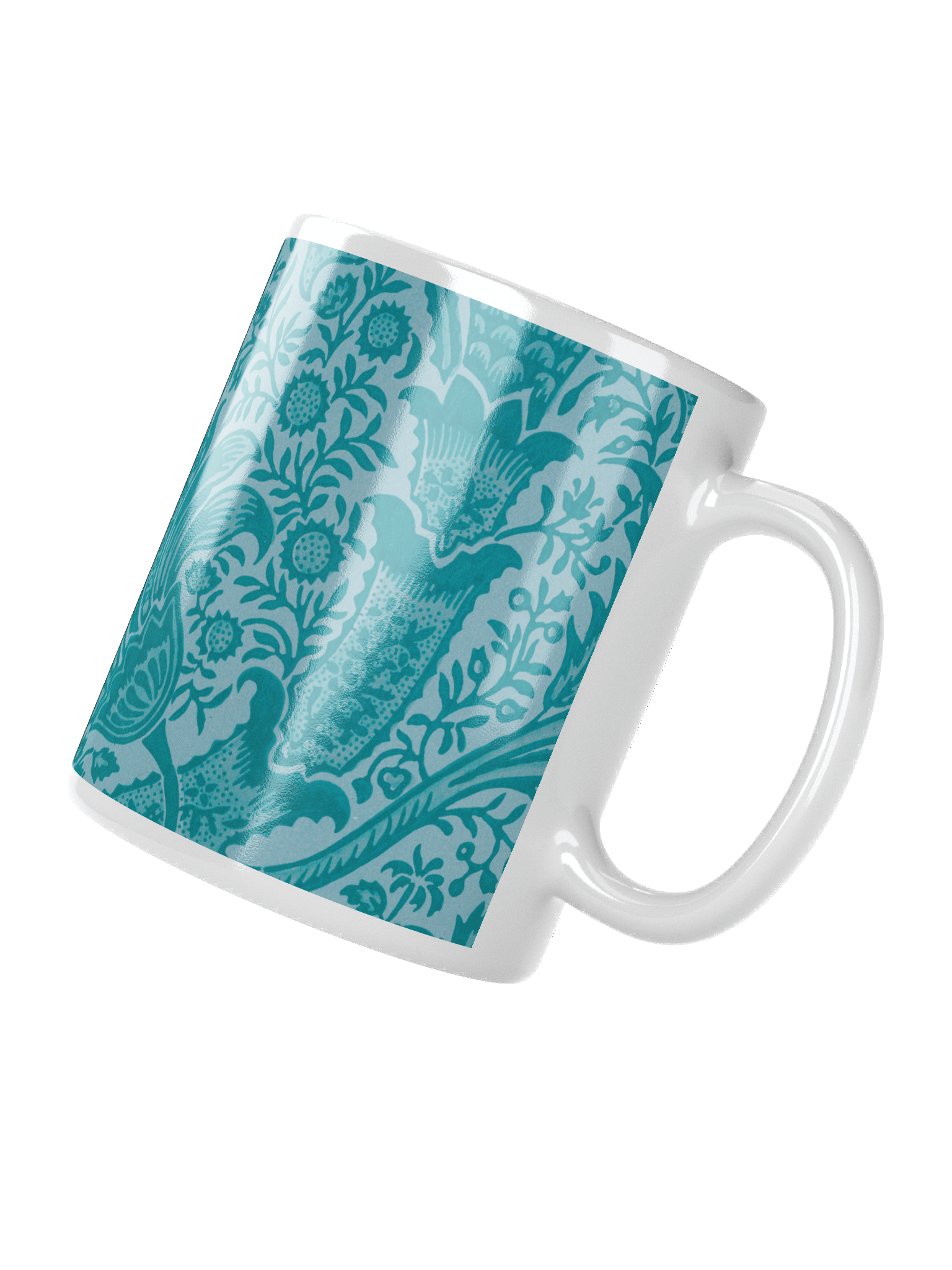 Teal Elegance Glossy Mug product image (3)