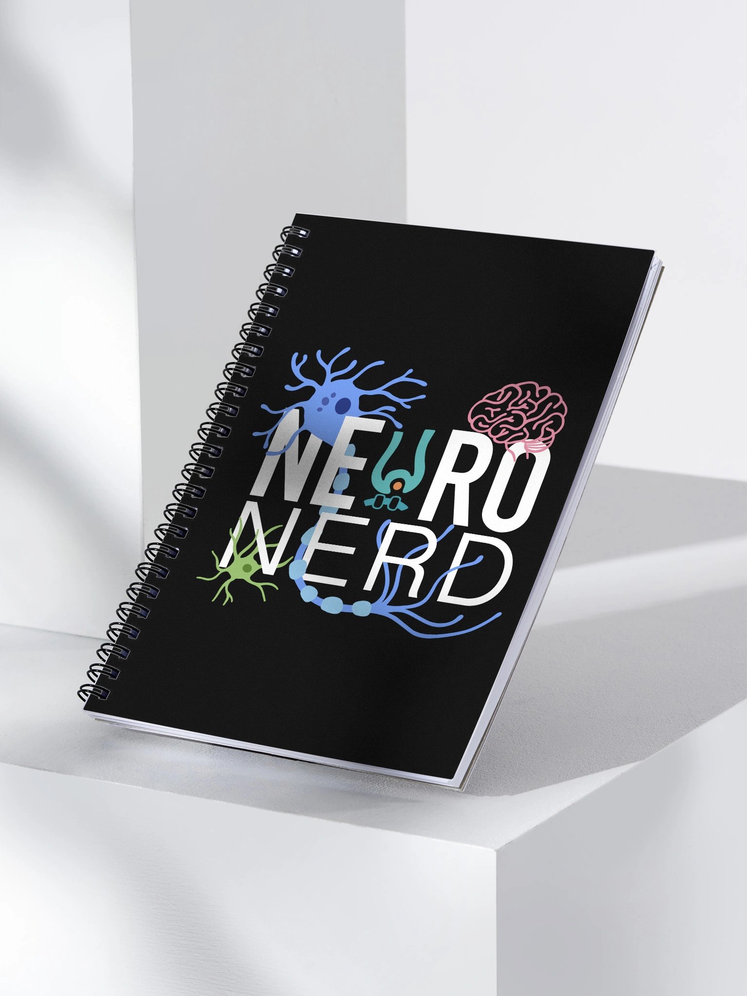 Neuro Nerd Spiral Notebook product image (3)