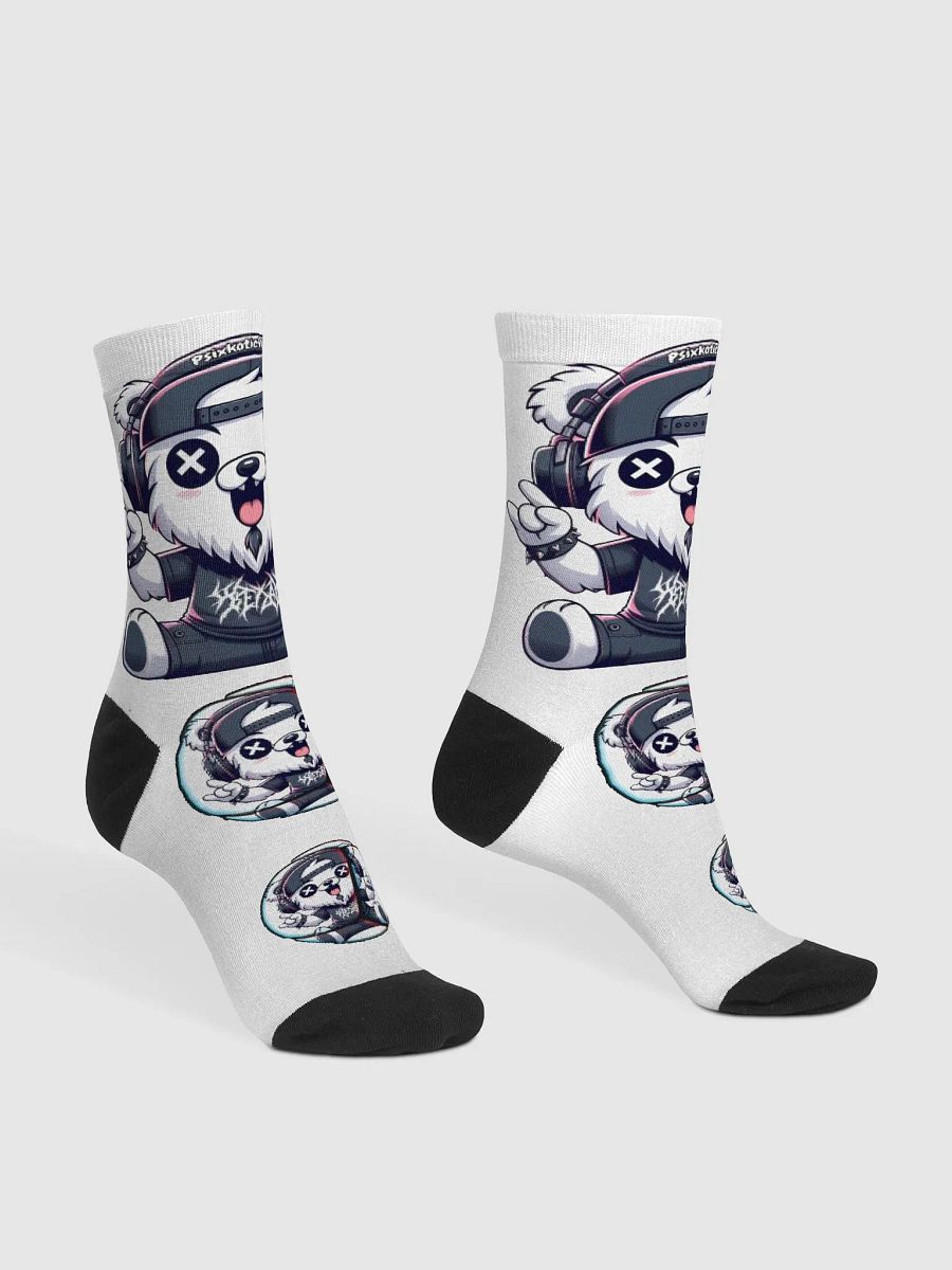 Psixkotic Bear Crew Socks product image (2)