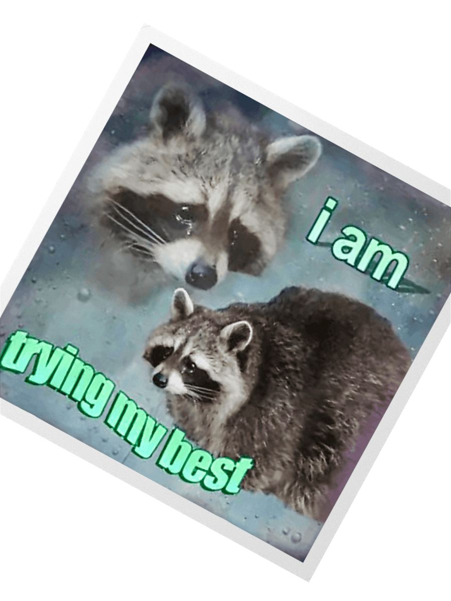 I Am Trying My Best Sticker product image (2)