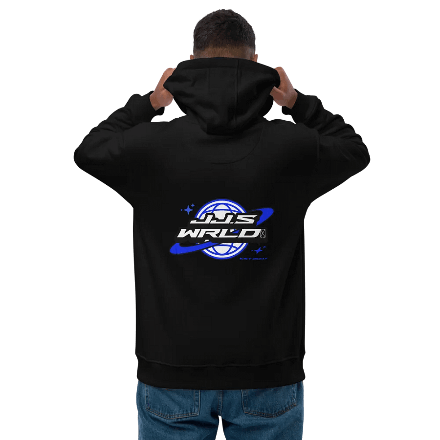 JJsWrld Hoodie Black and Blue!!! product image (1)