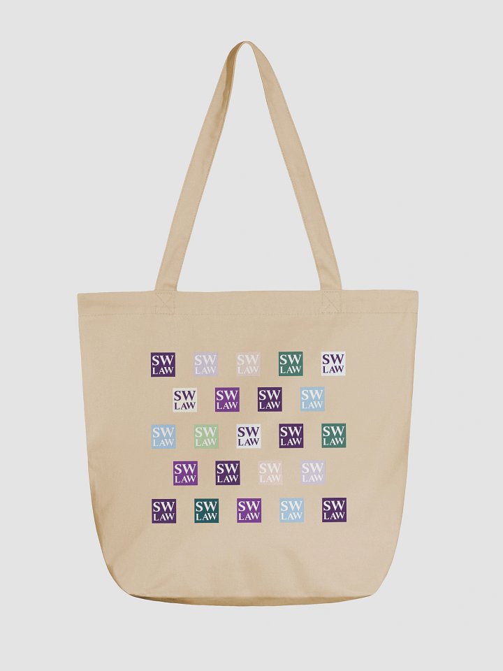 Repeated Logos in Brand Colors- Tote product image (1)