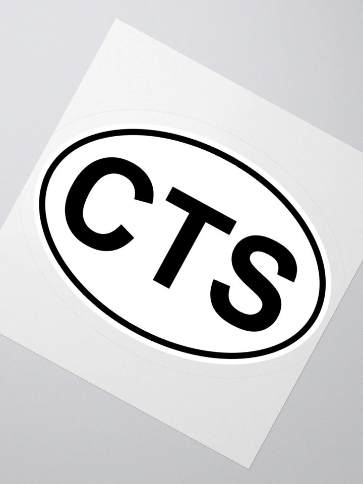 CTS Oval Sticker product image (2)