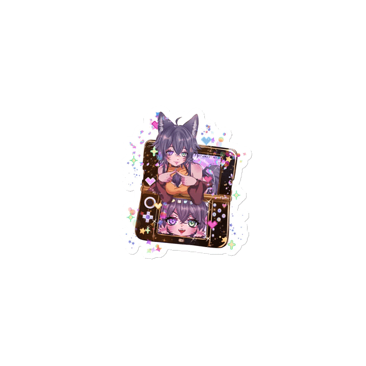 WolfcatRisi Gamer Waifu Magnet product image (1)