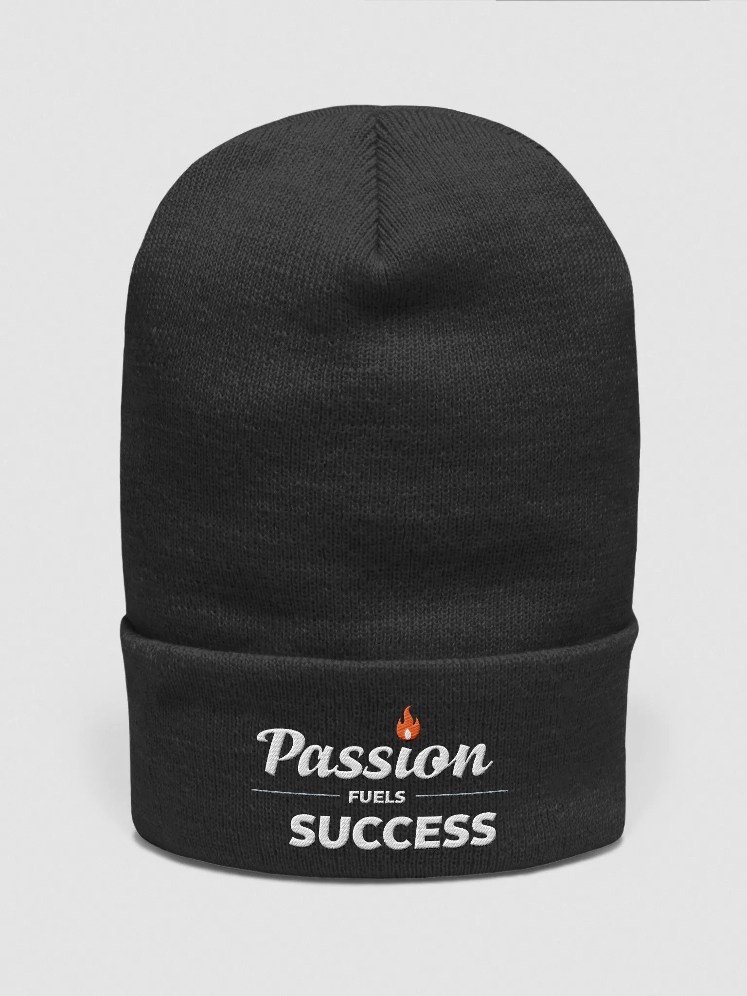 Unlock Your Inner Power with the Passion Fuels Success Beanie – Inspired by Kylie Jenner’s Unstoppable Drive! product image (1)