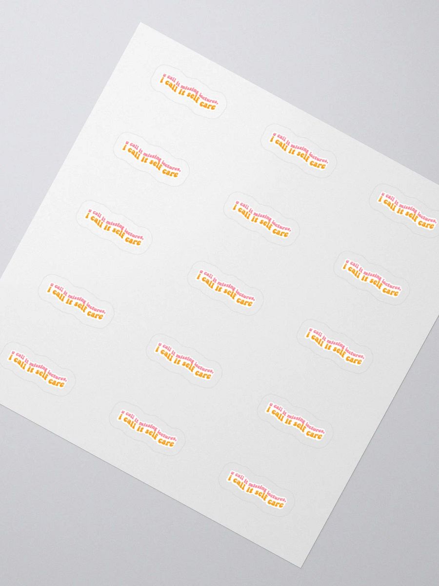 Self Care Sticker (SMALL Sheet) product image (2)