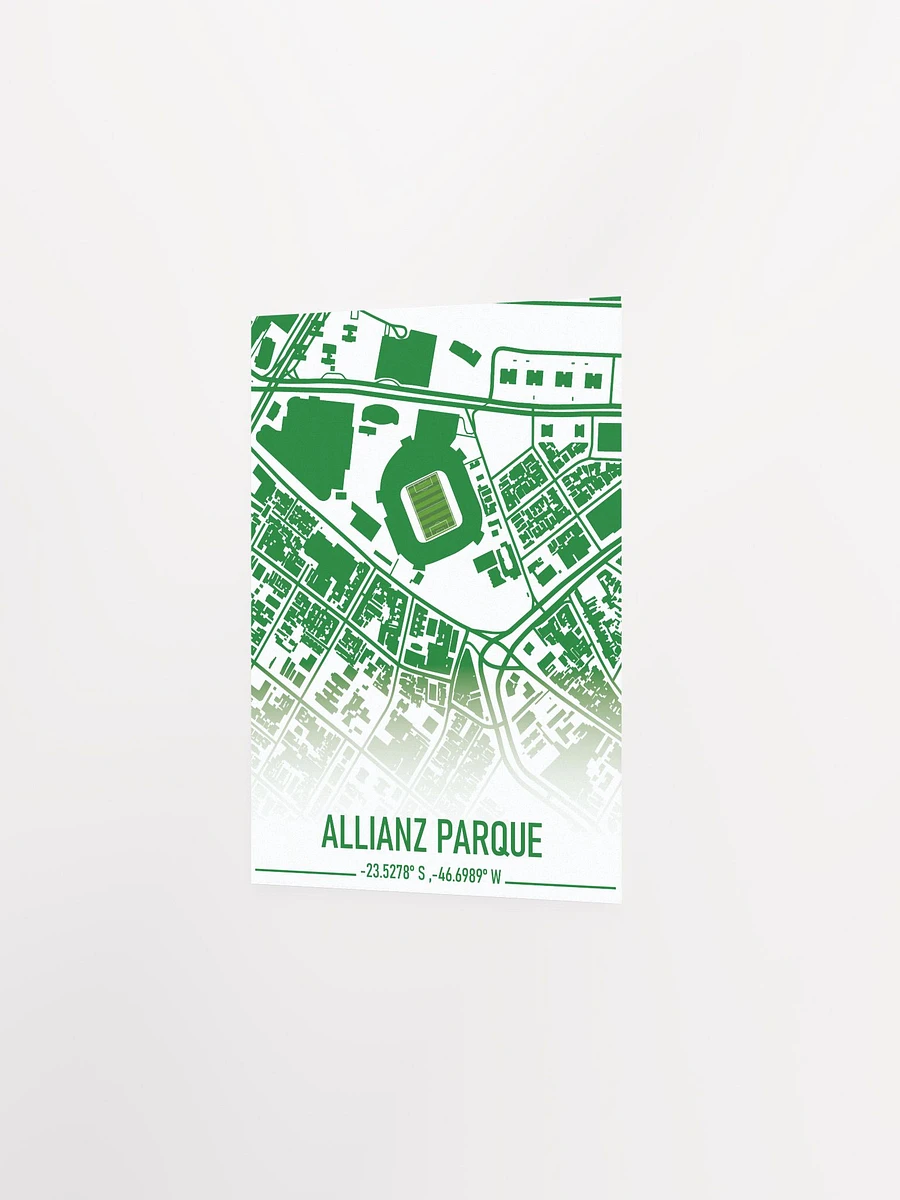Allianz Parque Map Design Poster product image (7)