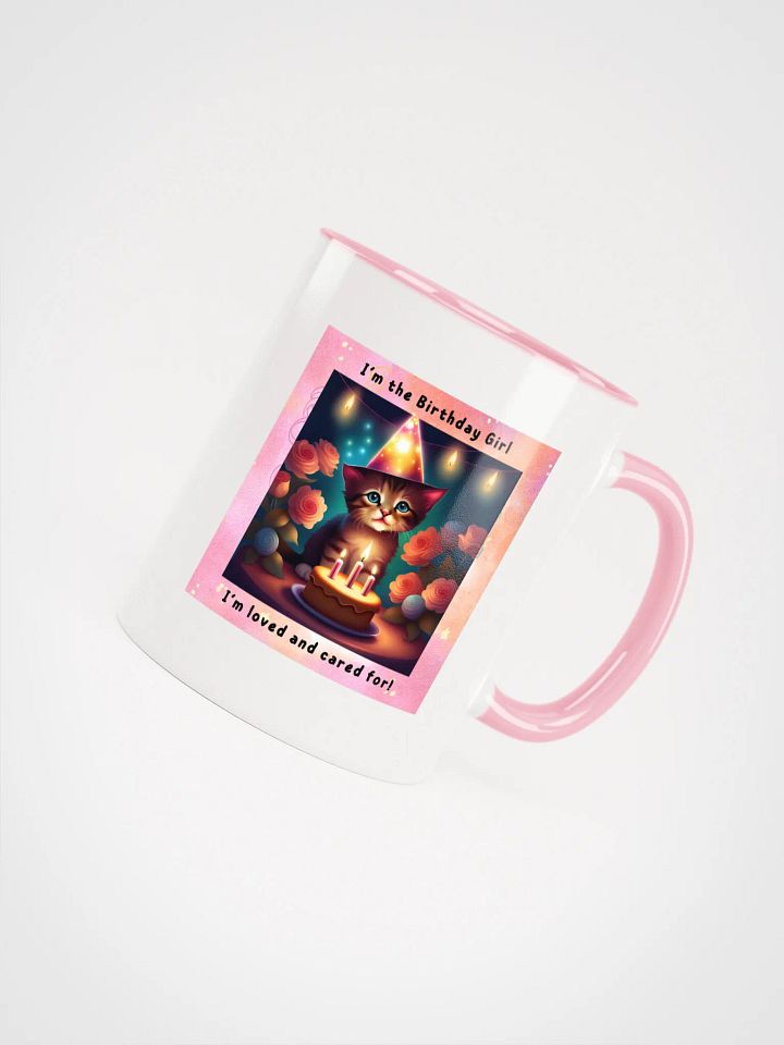 Adorable Birthday Girl Kitten Mug product image (2)
