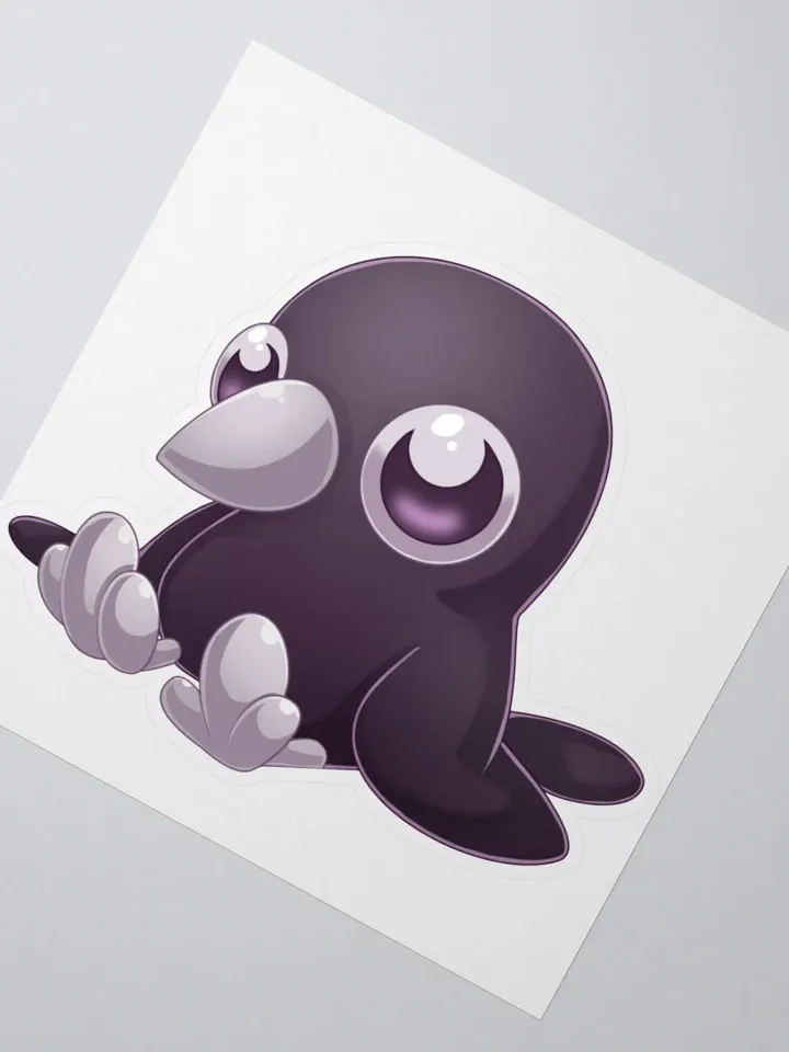 Toll the Raven Plush Sticker product image (4)