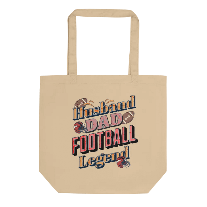 Husband Dad Football Legend Eco-Friendly Tote Bag product image (1)