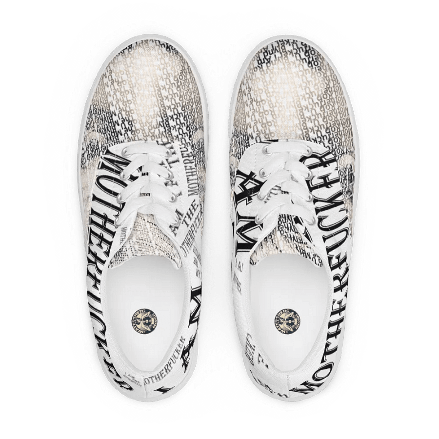 I Am The Motherfucker/Rob Vinyl Typography Trainers product image (1)