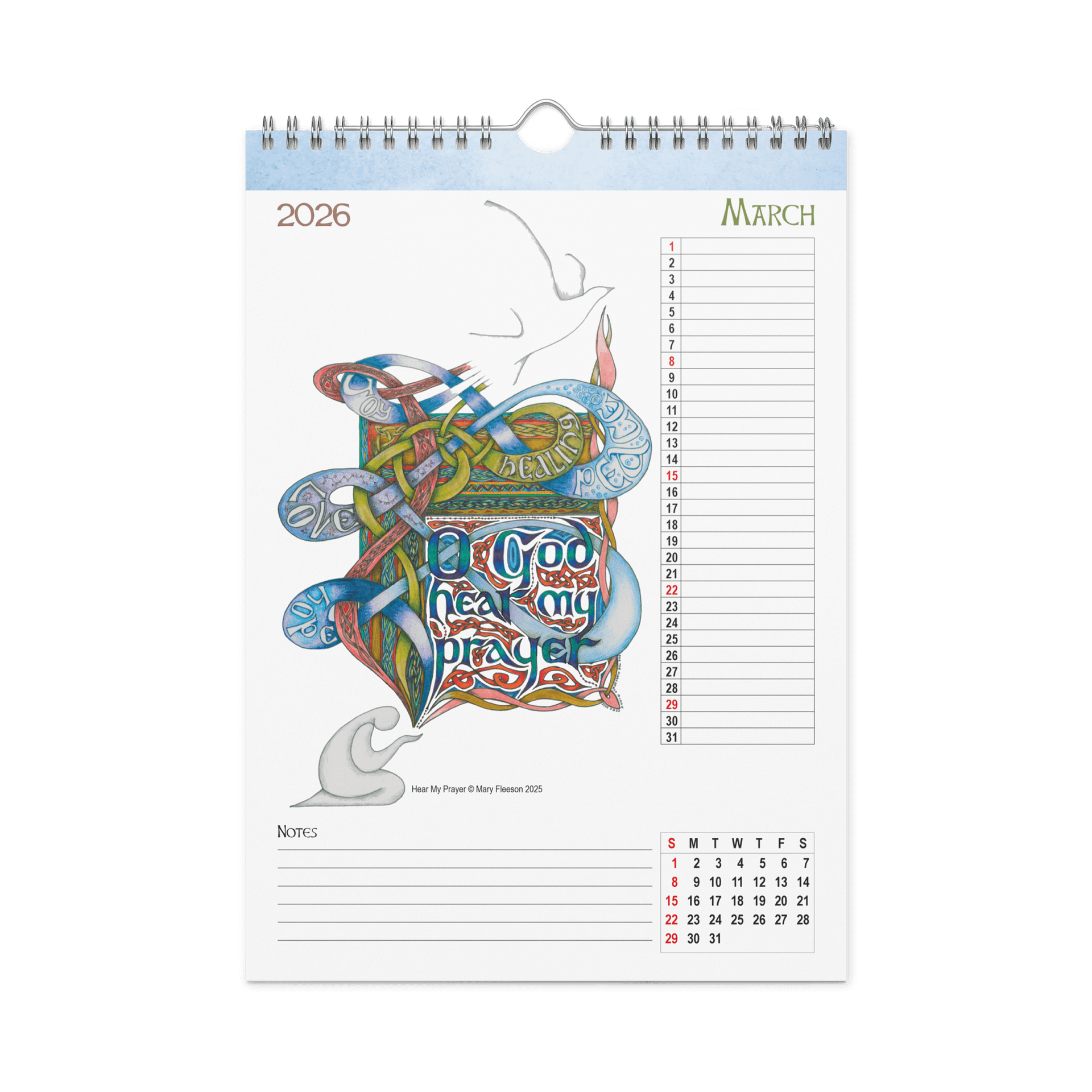 The Lindisfarne Scriptorium Calendar for 2026 product image (9)