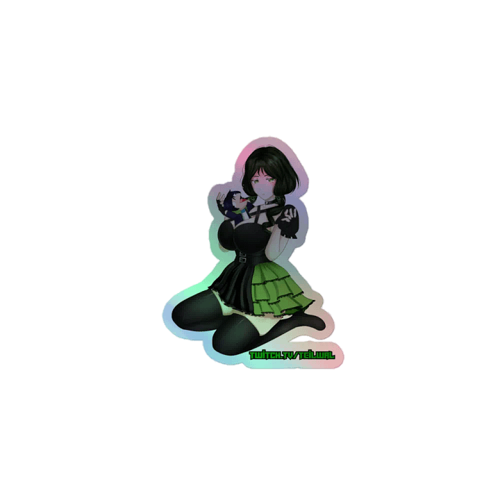 Teilwal Busts Out! Holographic Sticker product image (1)