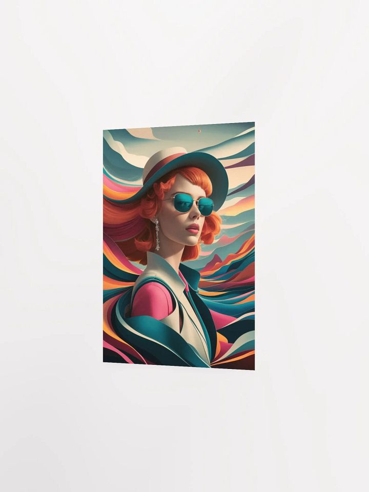 Abstract illustration of a Woman Poster - 21 product image (14)