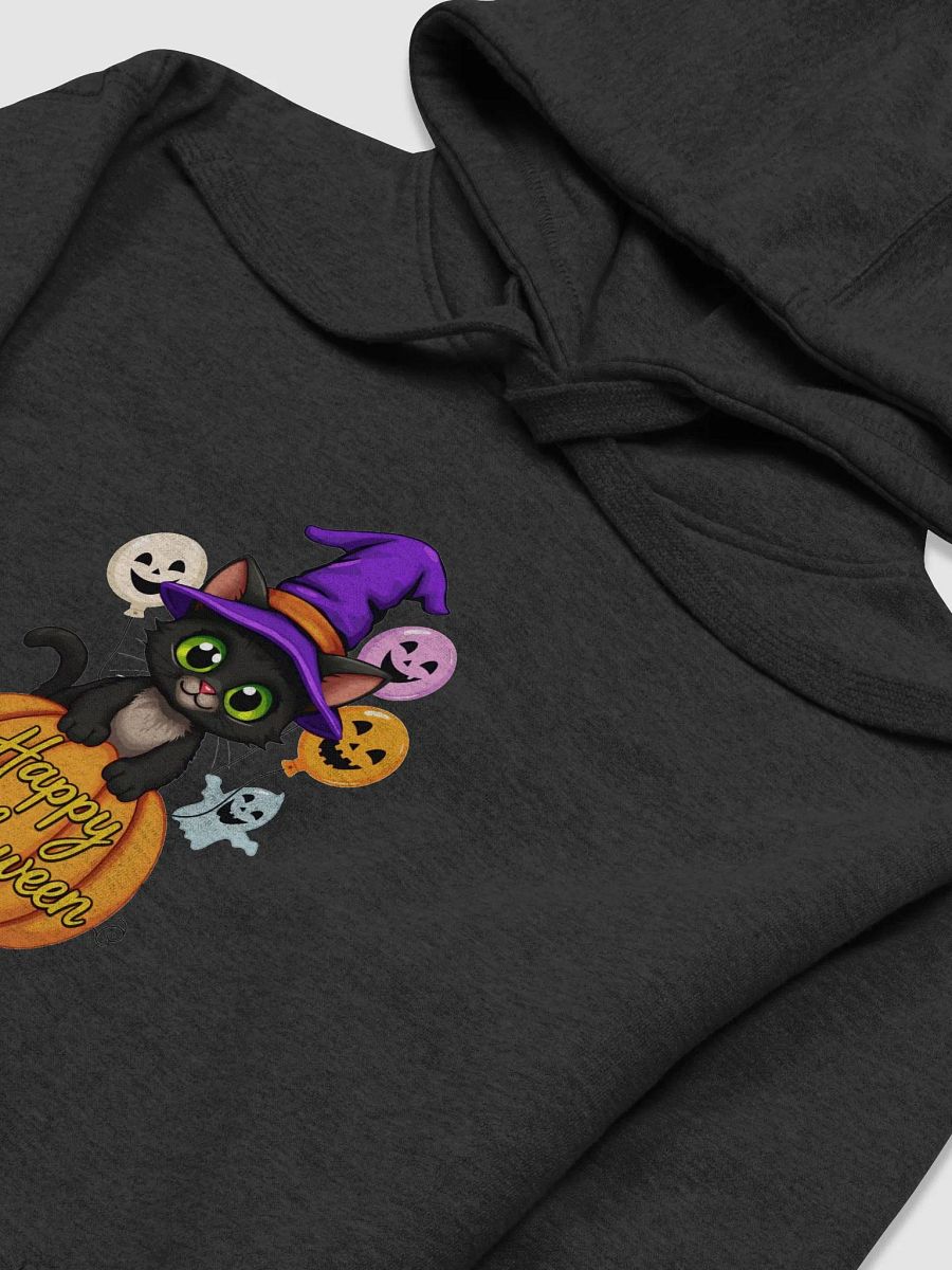 Witchy Sitting Pumpkin Cat Premium Hoodie product image (35)