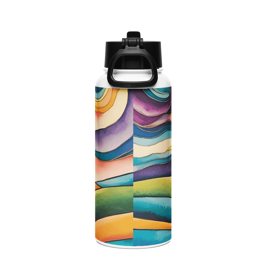 Ripple Effect Stainless Steel Water Bottle gift for arty mom dad friend family product image (2)