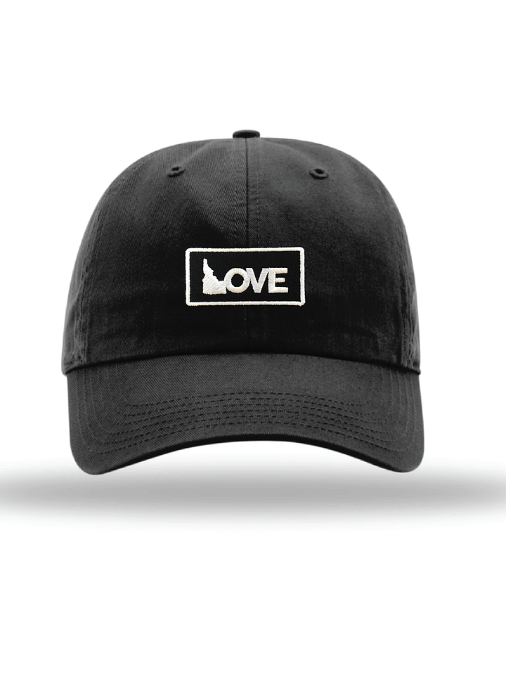 Idaho Love Patch Dad Hat (Black) product image (1)