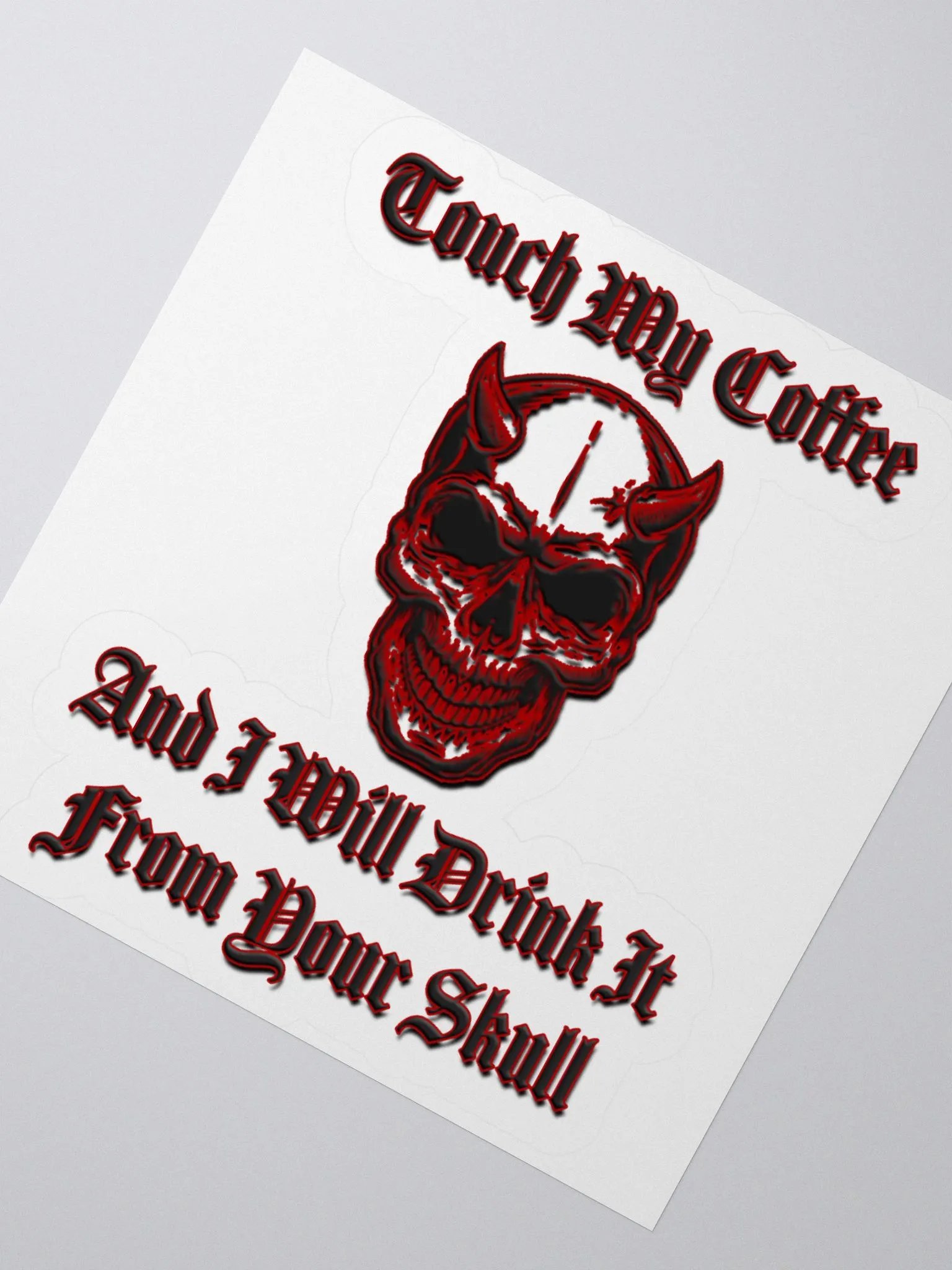 Touch My Coffee - Sticker product image (6)