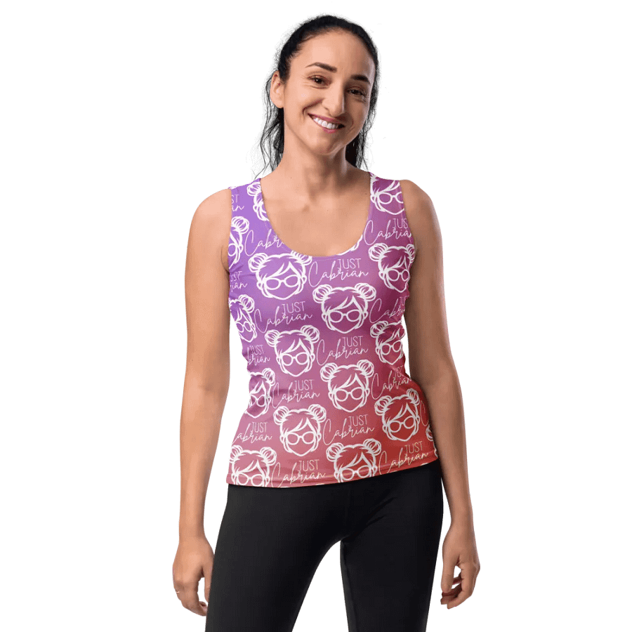JustCab Ombre Logo tank product image (10)