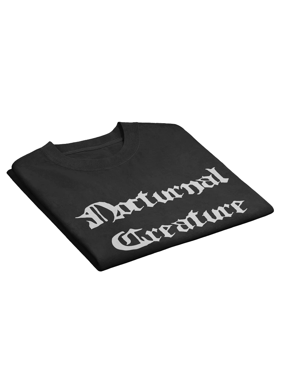 Nocturnal Creature Faded Oversized T shirt product image (3)
