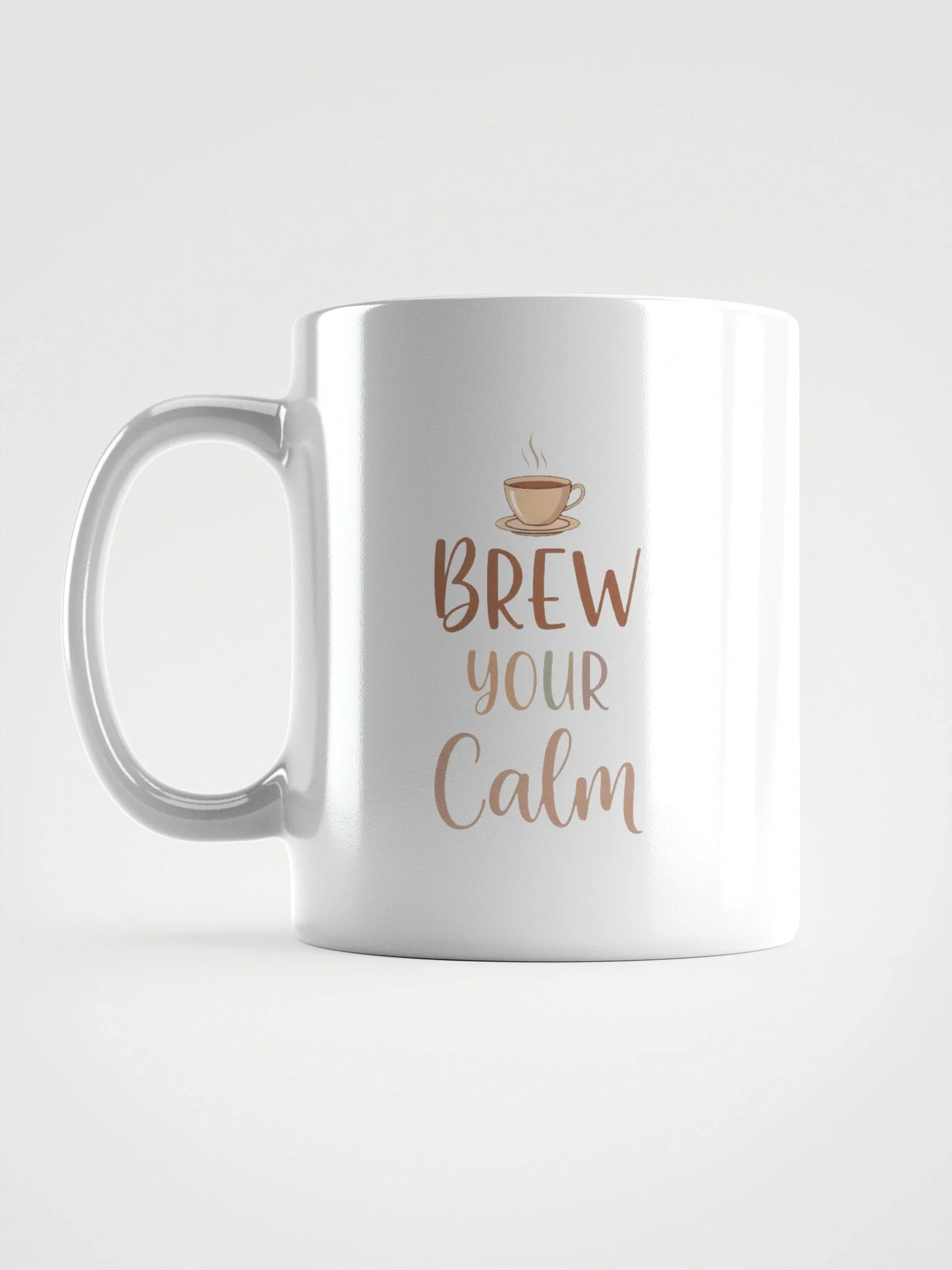 Brew Your Calm Mug – Relaxing Coffee & Tea Ceramic Cup for Stress Relief & Mindfulness product image (1)
