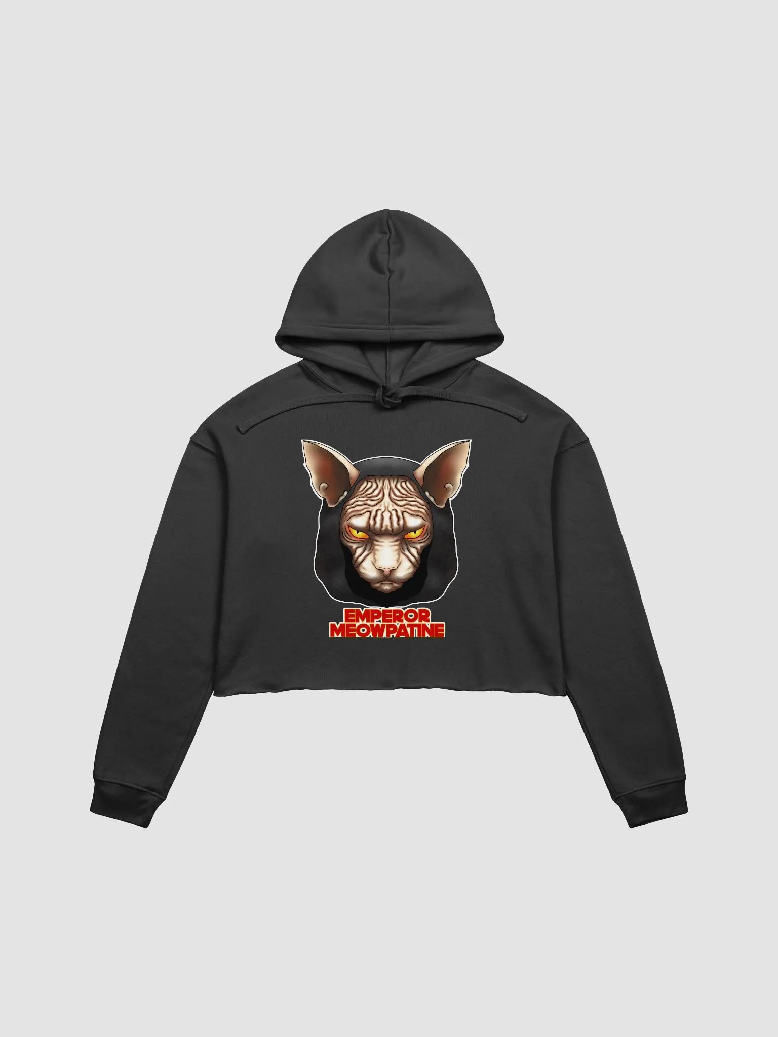 Emperor Meowpatine Crop Hoodie product image (2)