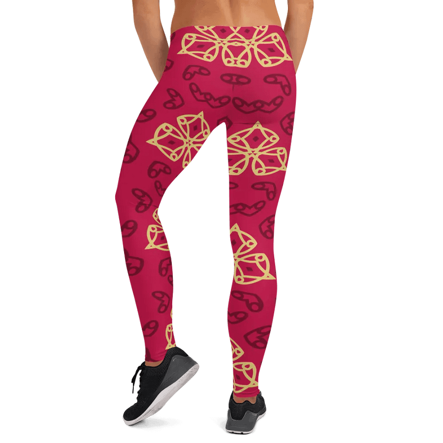 Geometric Floral Fusion Leggings product image (12)