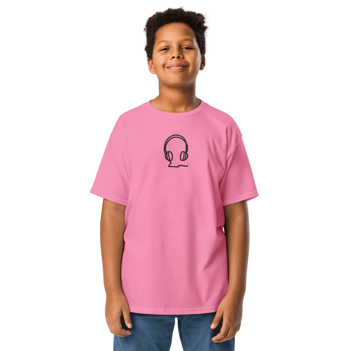 Sound Waves embroider Gildan Youth Tee product image (6)