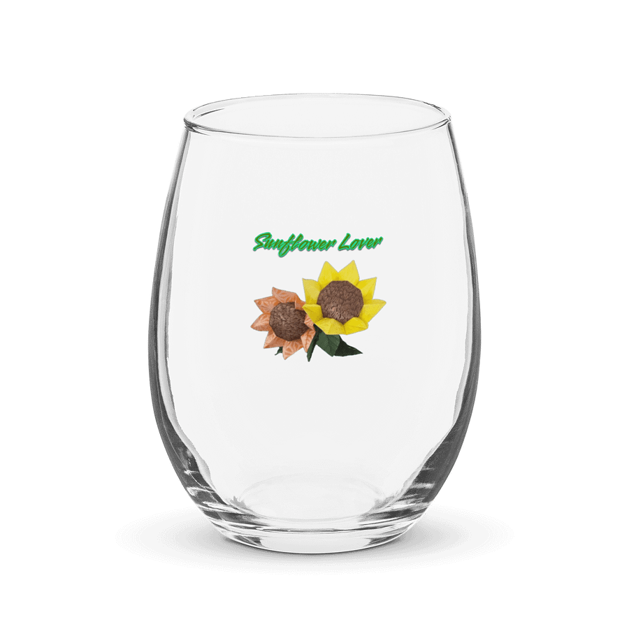 Origami Sunflower Stemless Wine Glass product image (1)