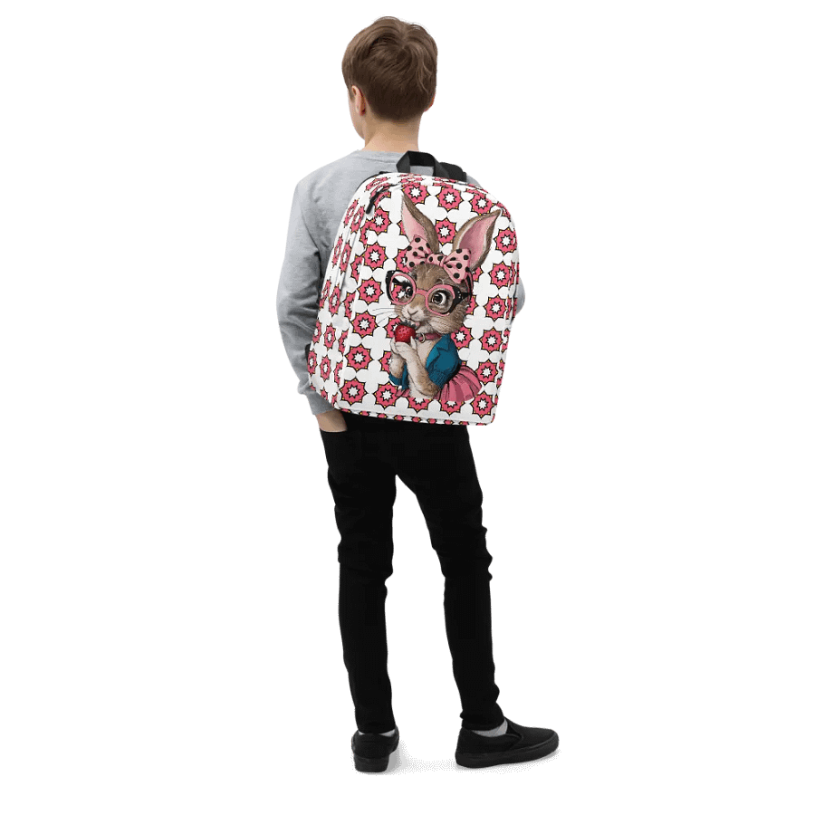 Whimsical Bunny Dreams All-Over Backpack product image (6)
